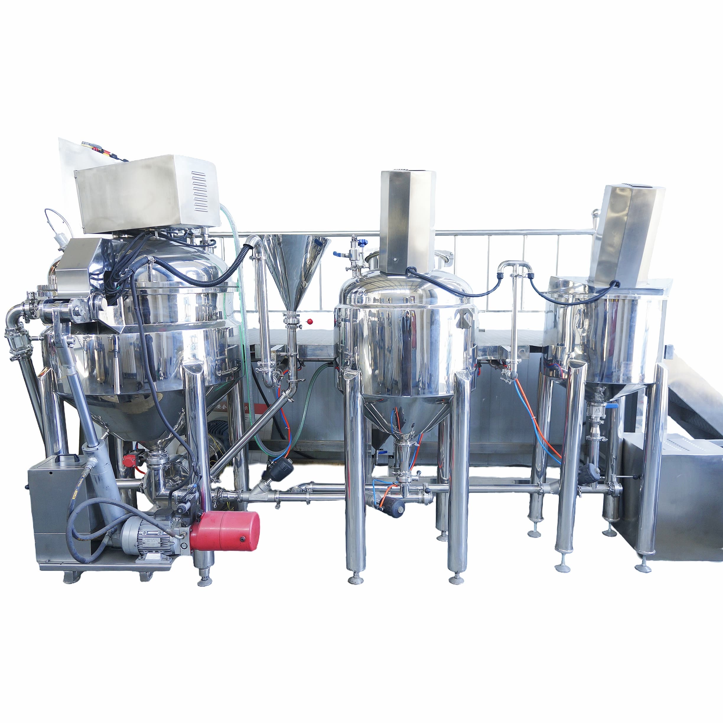 Planta de emulsificação a vácuo 300L - especializada na produção de maionese