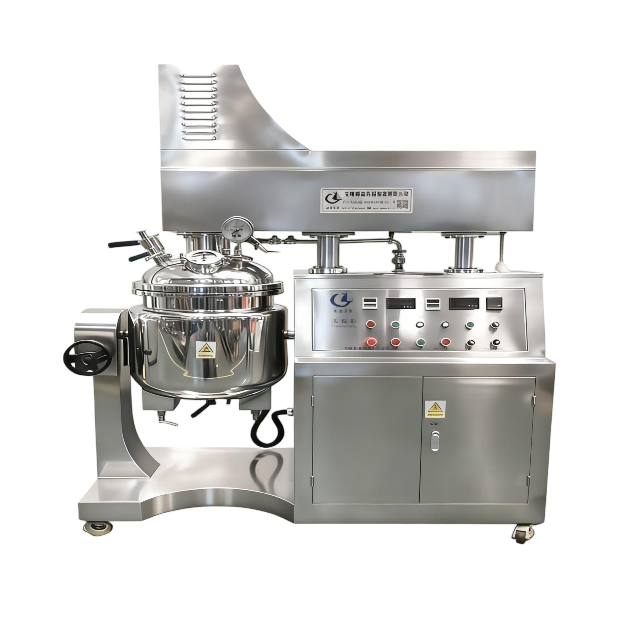 Misturador homogeneizador emulsificante a vácuo 50L