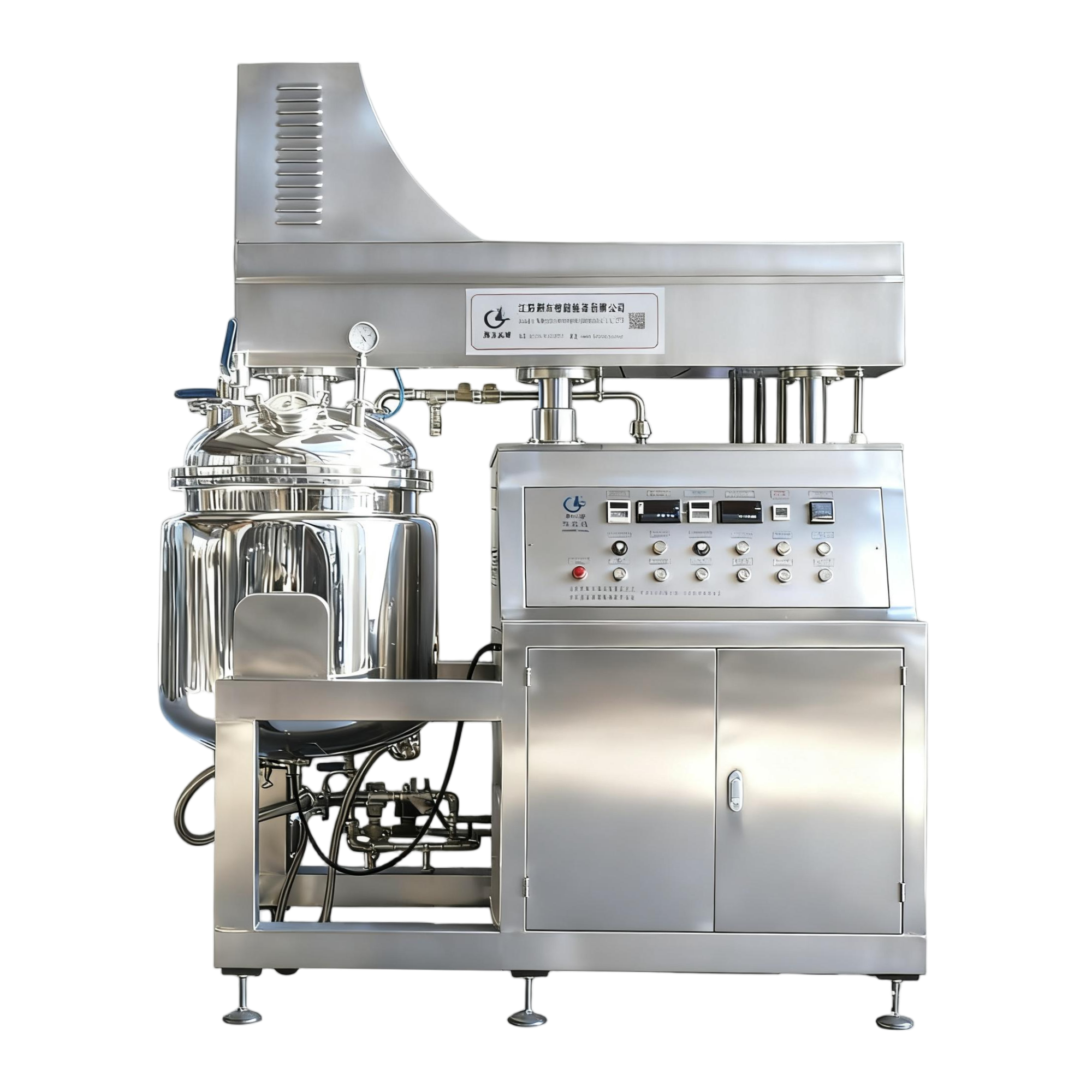 Misturador homogeneizador emulsificante a vácuo 100L