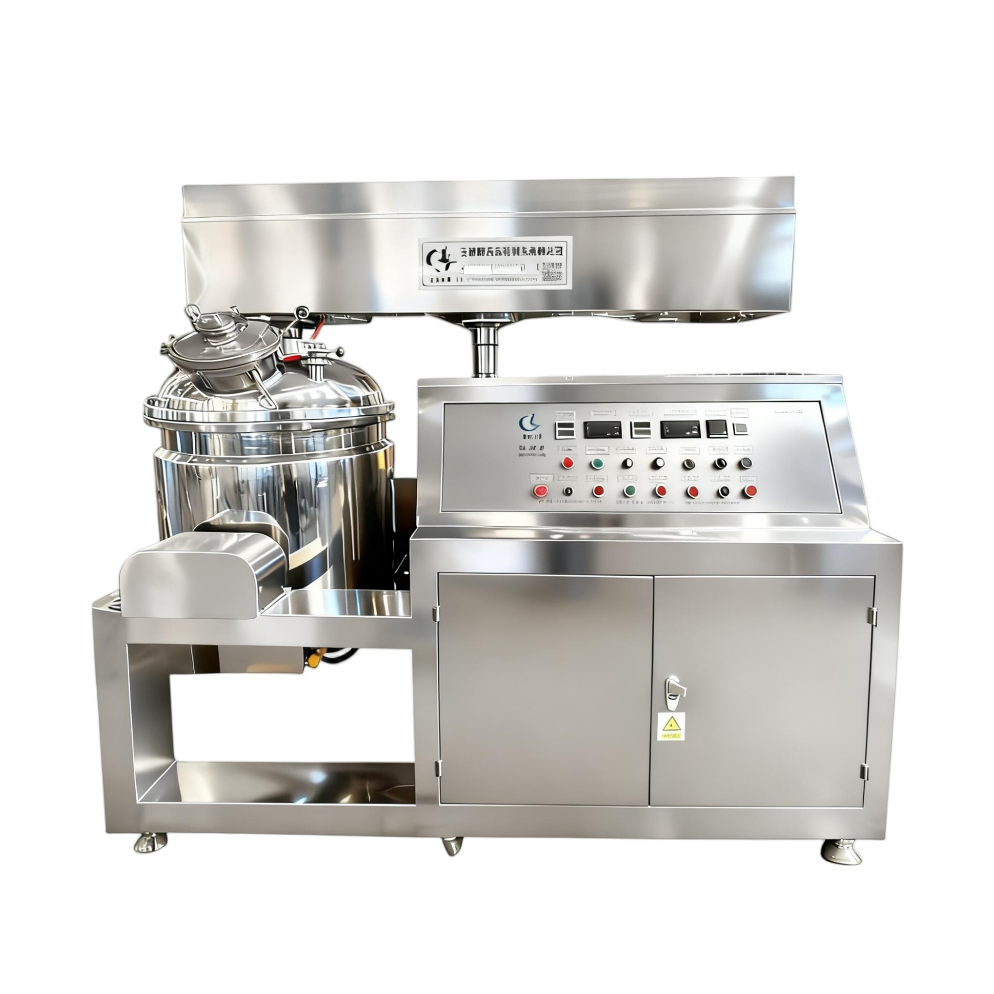 Misturador homogeneizador emulsificante a vácuo 200L