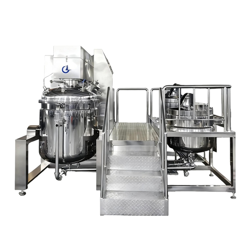 Unidade emulsificante de homogeneização a vácuo 500L