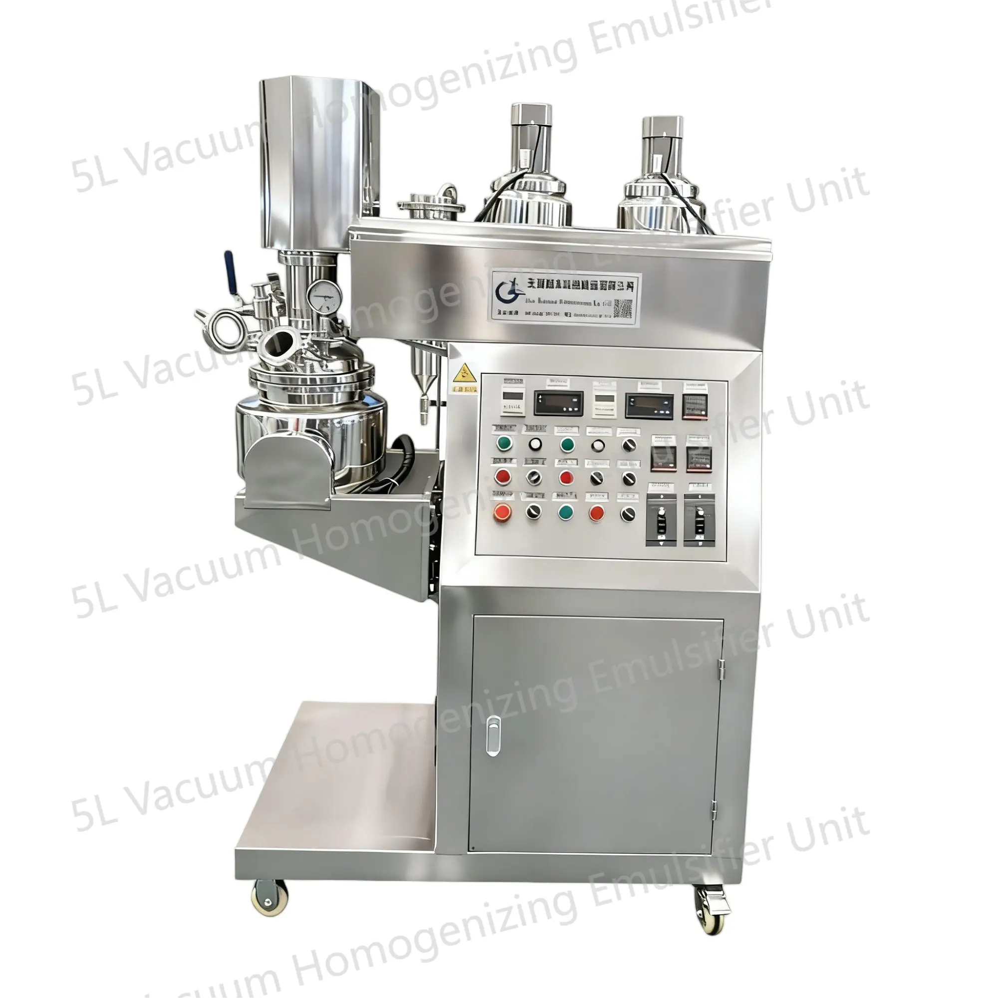 Unidade de emulsificante de homogeneização a vácuo 5L