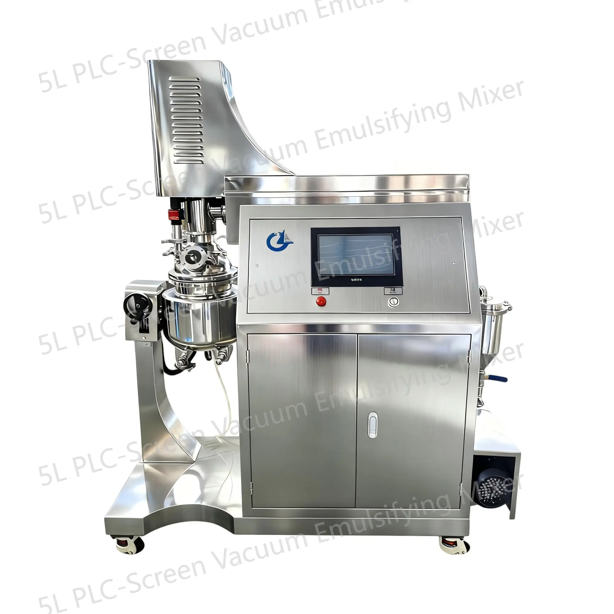 Misturador emulsificante a vácuo PLC-Screen 5L