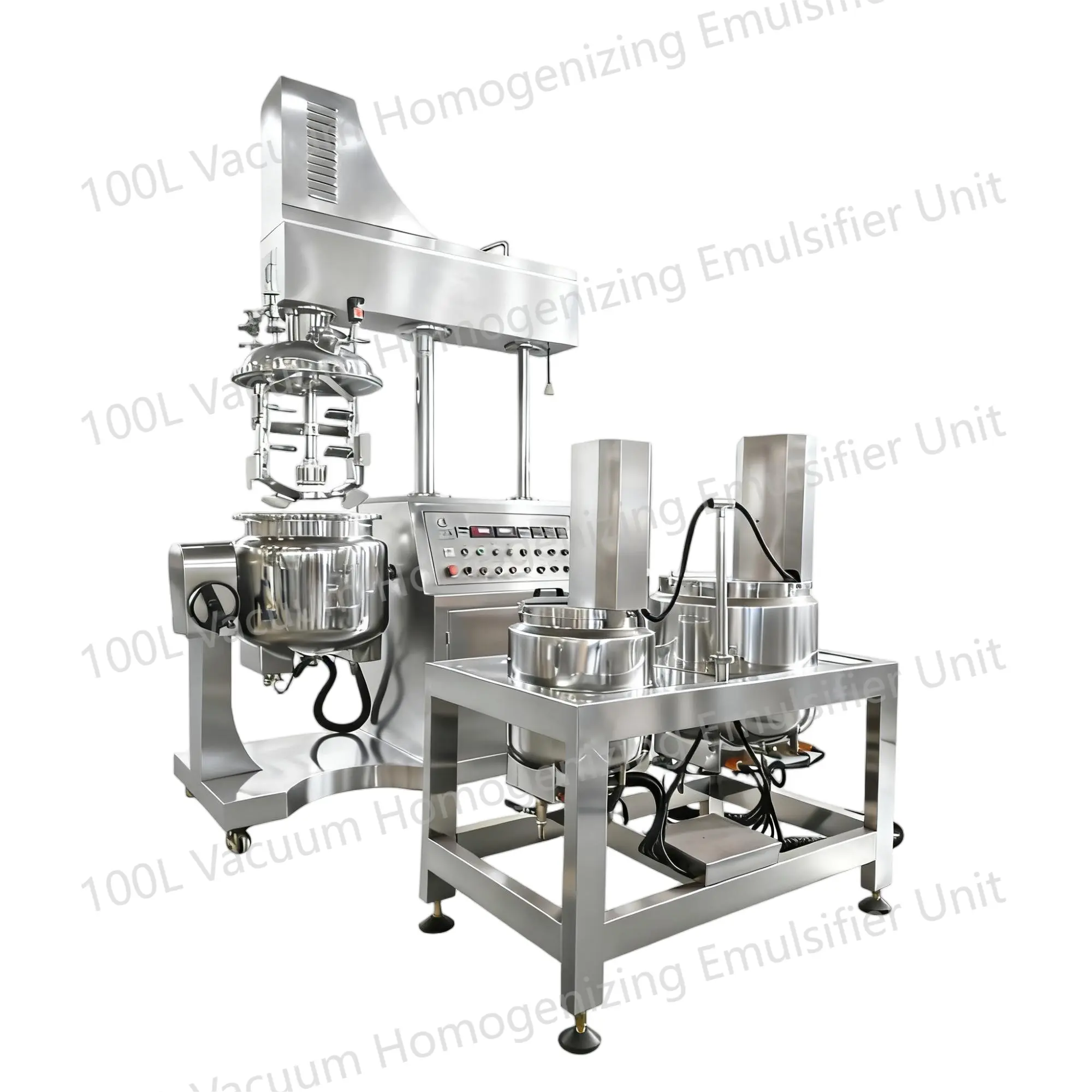 Unidade emulsificante de homogeneização a vácuo 100L